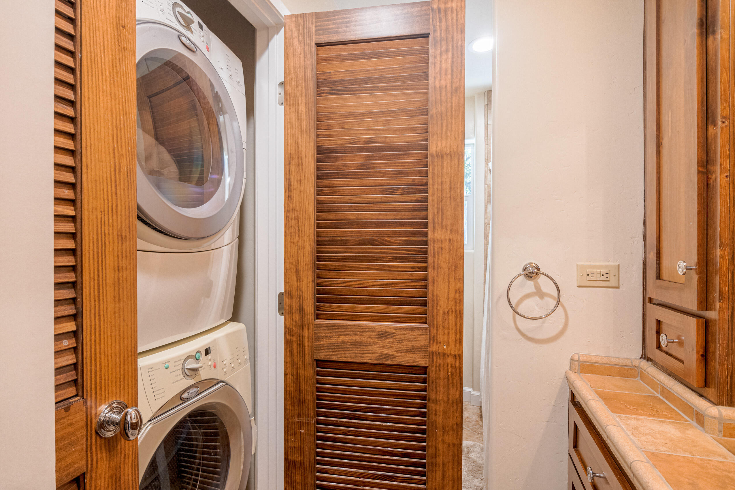 11809 Pine Drive Wofford Heights, CA 93285 - Photo 26 of 33 a view of a storage & utility room with washer and dryer