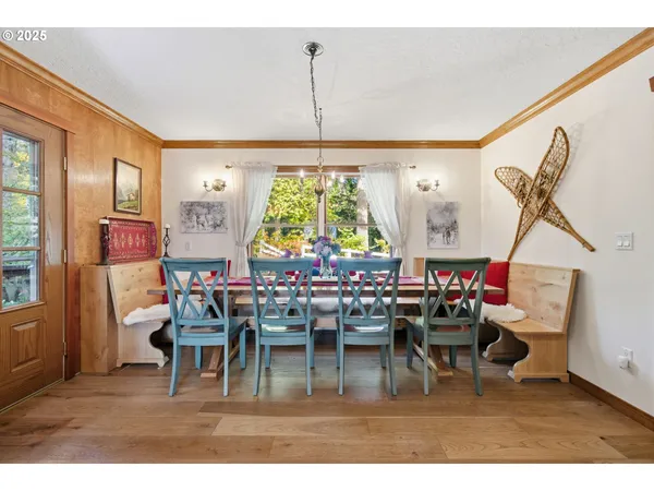 a kitchen with lots of counter top space
