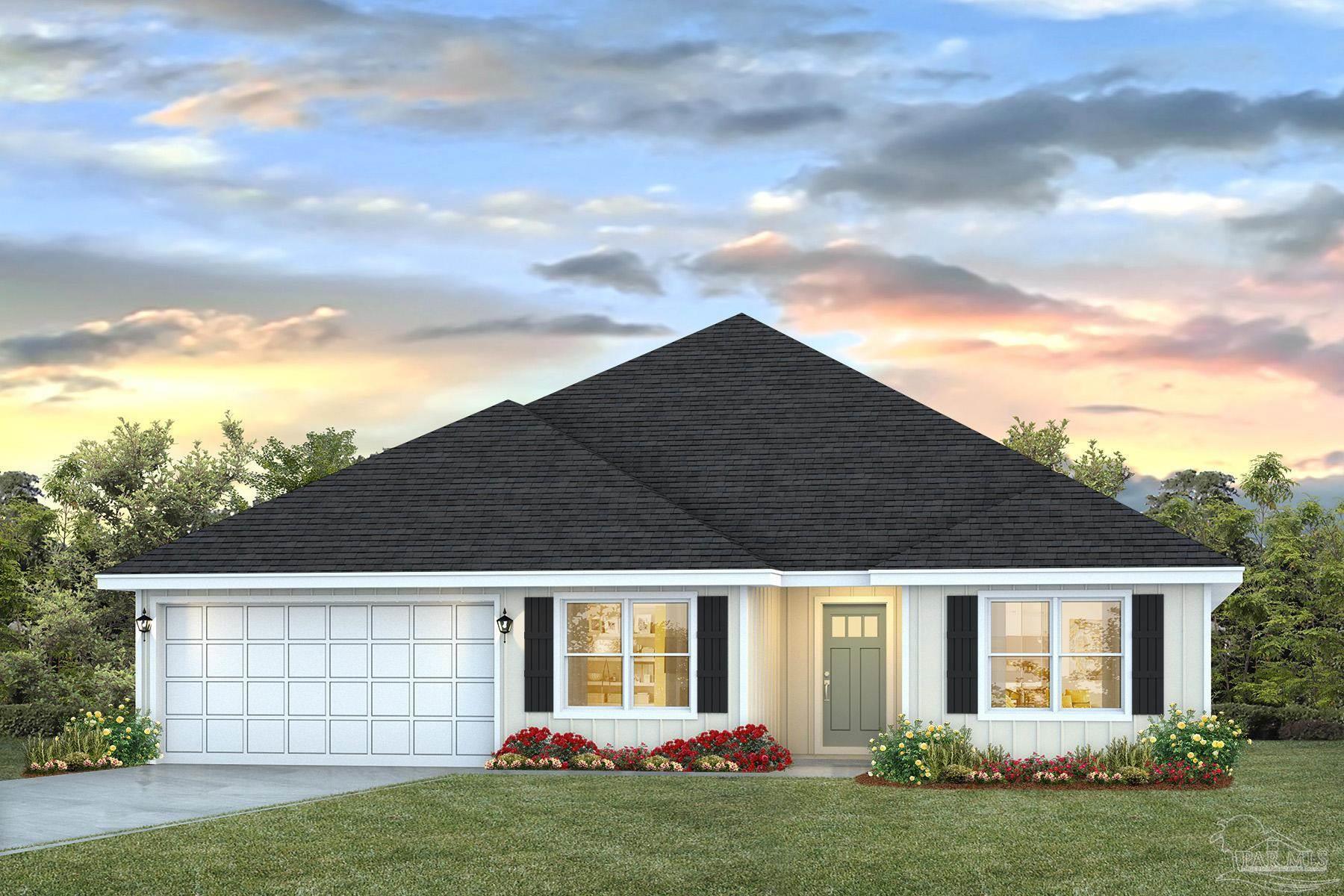 9728 Dutton Lane Milton, FL 32583 - Photo 1 of 31 a front view of a house with a yard