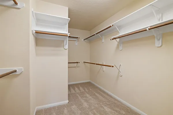 a view of walk in closet