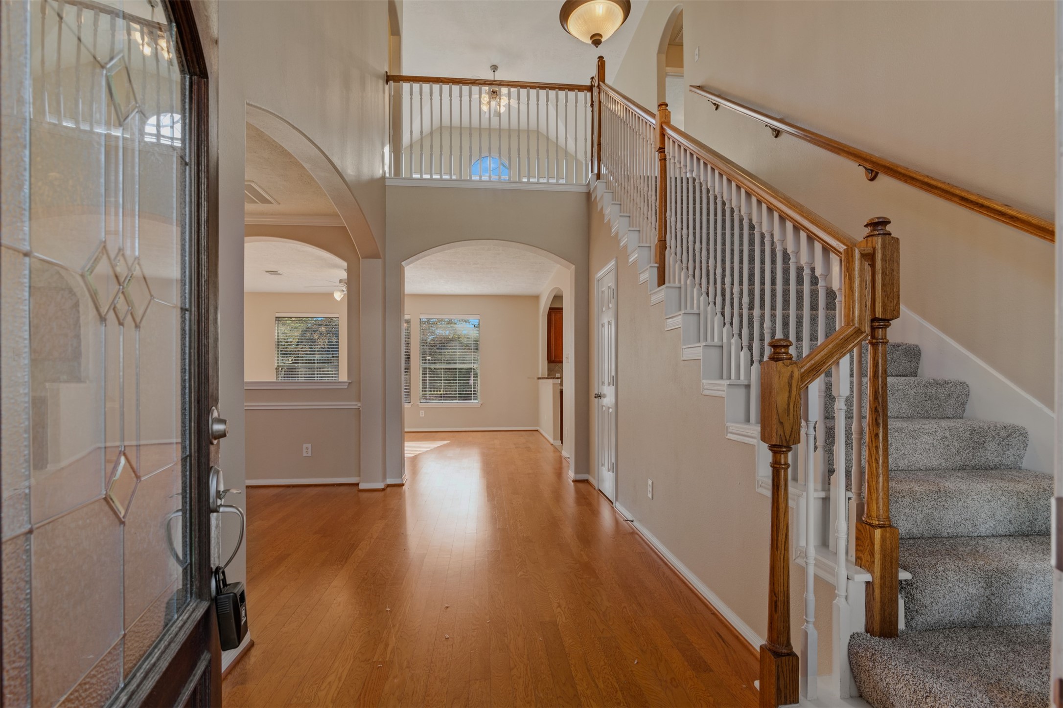 118 Bryce Branch Circle Spring, TX 77382 - Photo 3 of 25 a view of entryway and hall with wooden floor