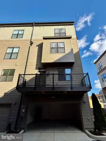 a view of a building with a window