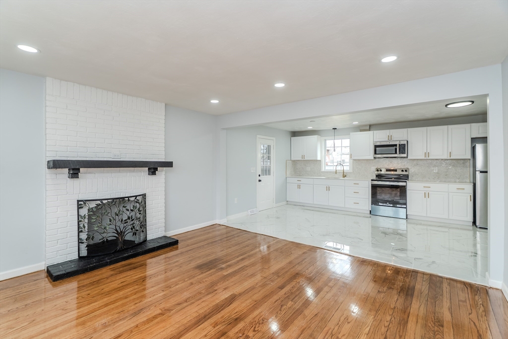 100 Pine Street Ludlow, MA 01056 - Photo 9 of 29 a view of kitchen with microwave and refrigerator