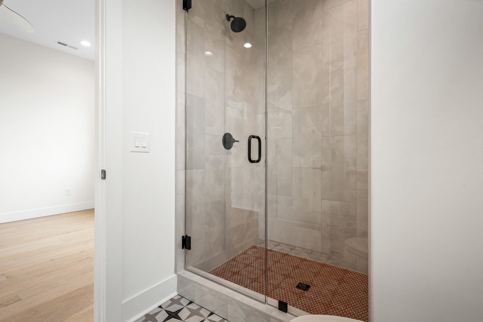 6104 Cowden Avenue, Unit A Nashville, TN 37209 - Photo 31 of 40 a bathroom with a shower