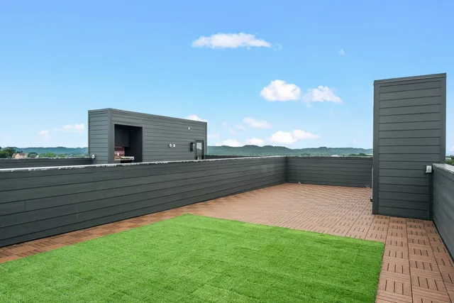 a view of outdoor space and deck