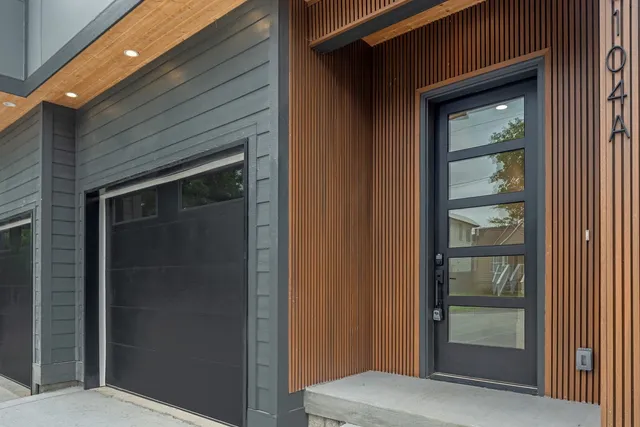 a view of front door