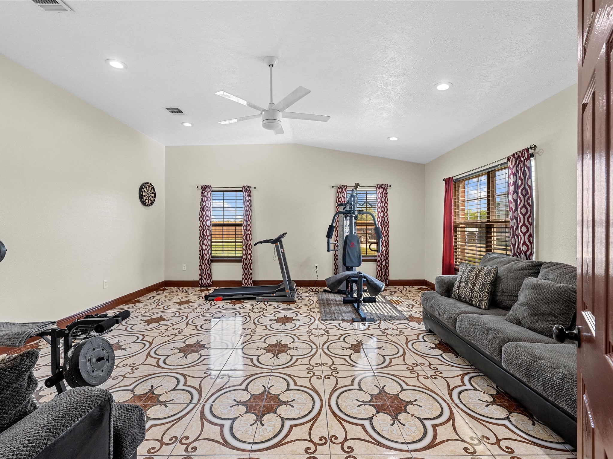 886 Zilss Road La Grange, TX 78945 - Photo 17 of 50 a living room with furniture a couch and dresser