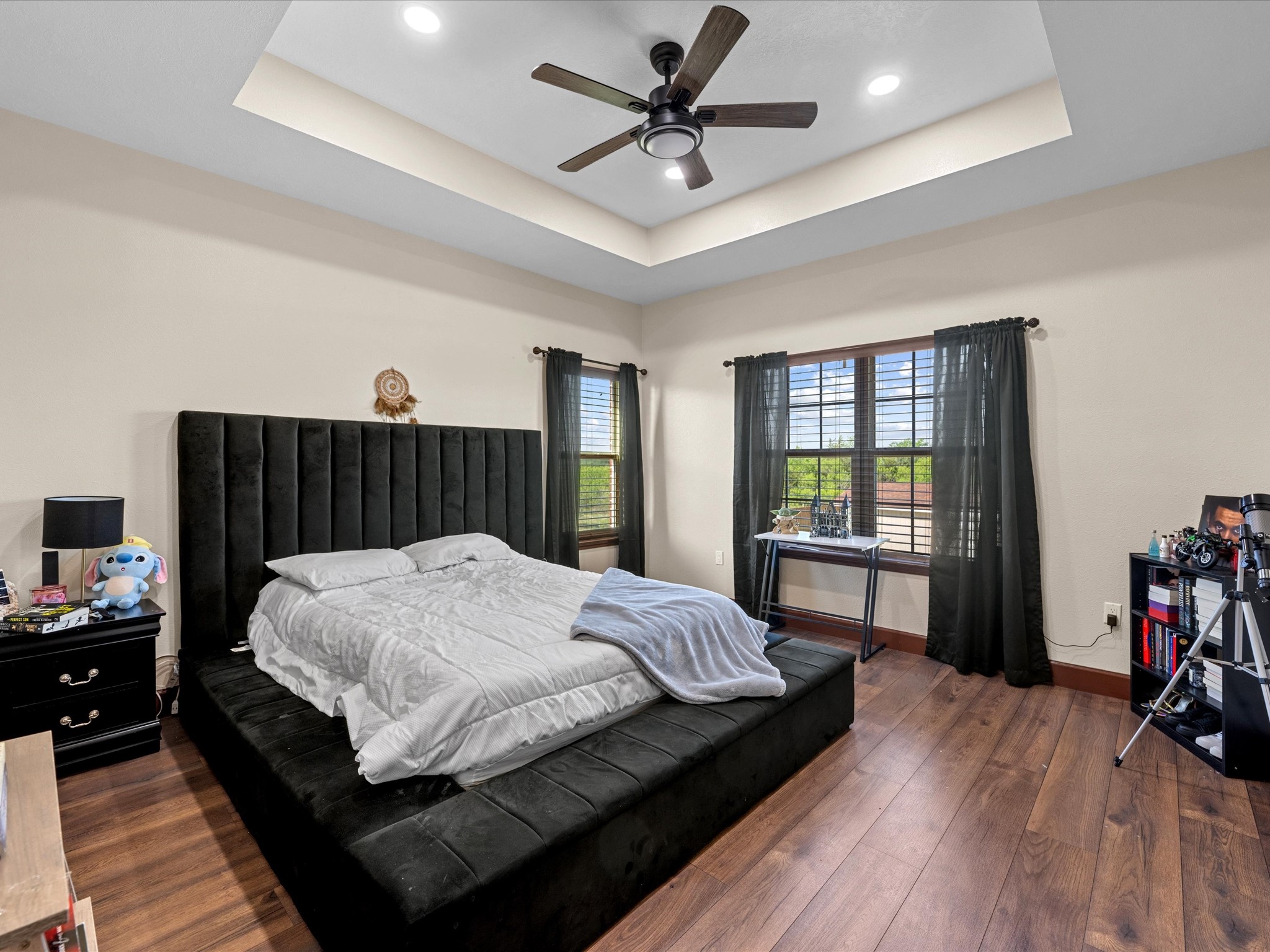 886 Zilss Road La Grange, TX 78945 - Photo 36 of 50 a bed sitting in a bedroom and a large window