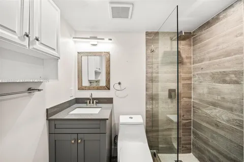 a view of street from balcony