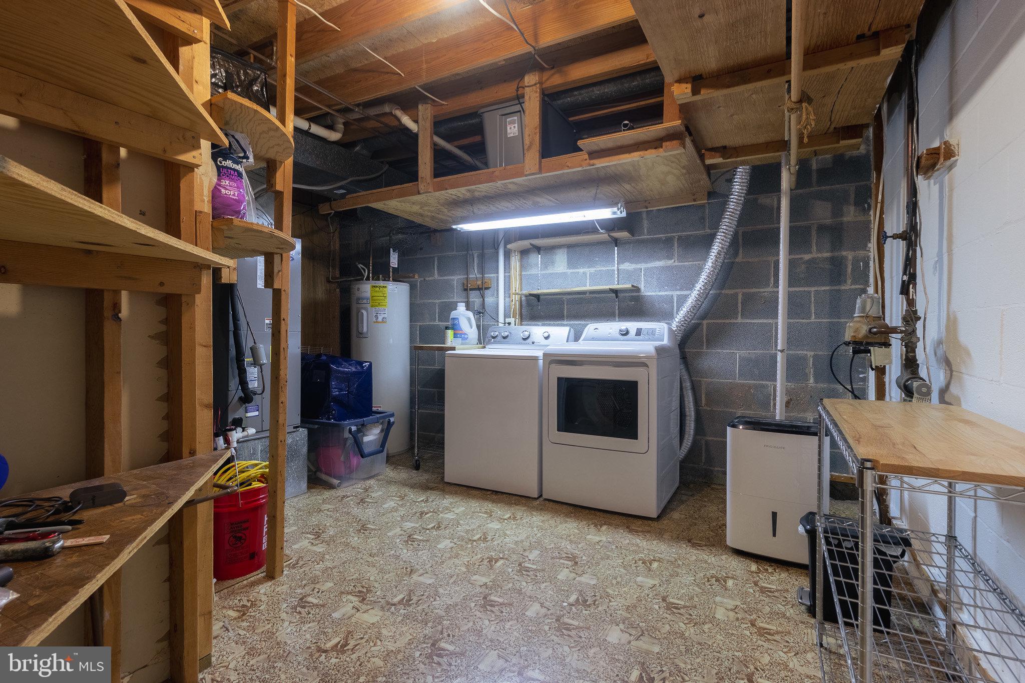 17 Willow Spring Court Germantown, MD 20874 - Photo 18 of 20 Storage, Utility And Laundry Area In Basement