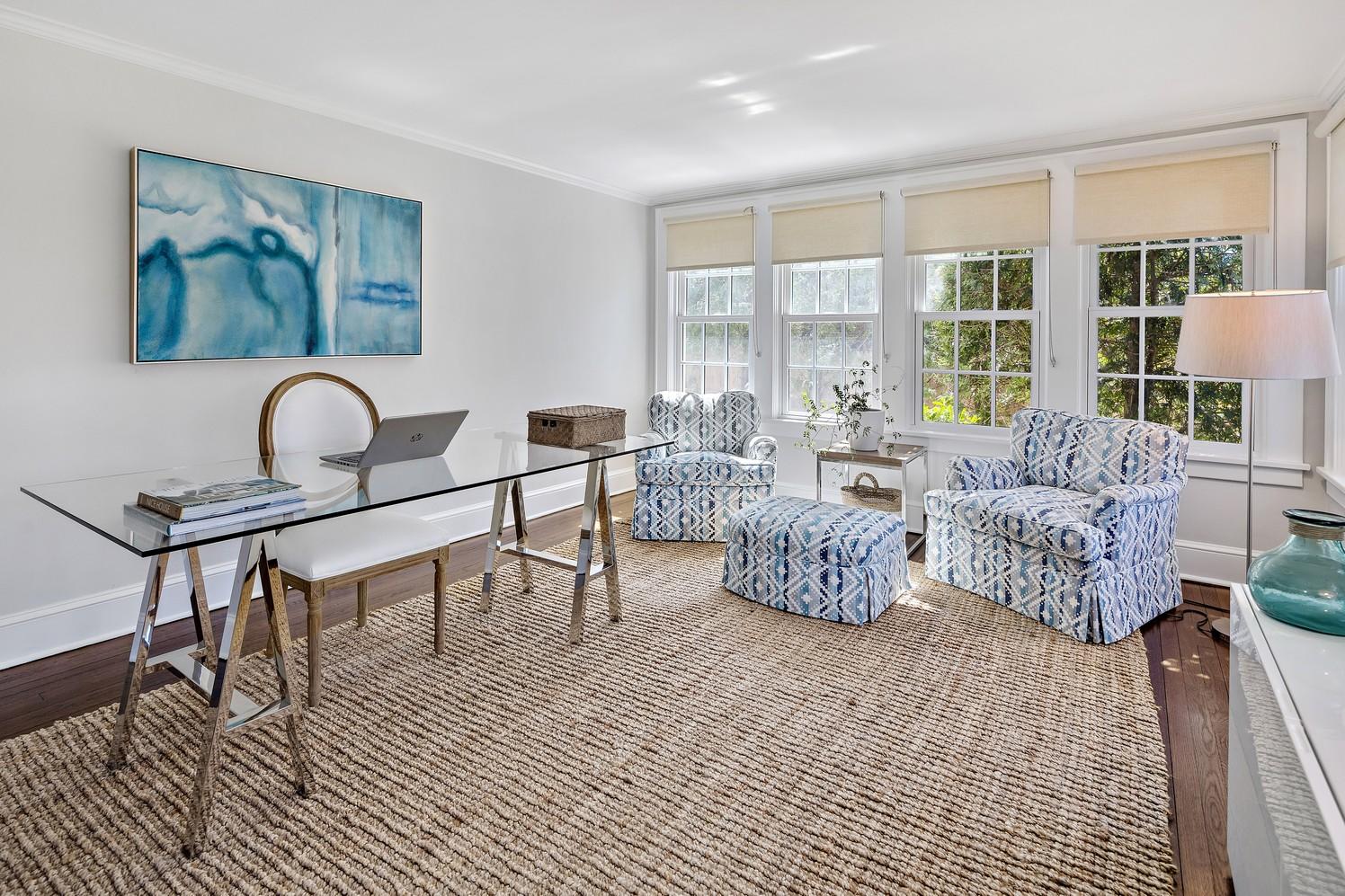 9 Beach Drive Darien, CT 06820 - Photo 14 of 39 a living room with furniture and a window