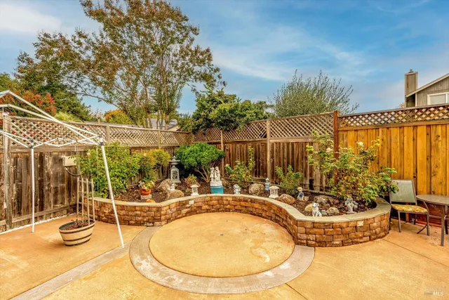 a view of a swimming pool with a lounge chair