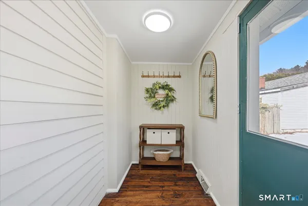 a view of an entryway with staircase