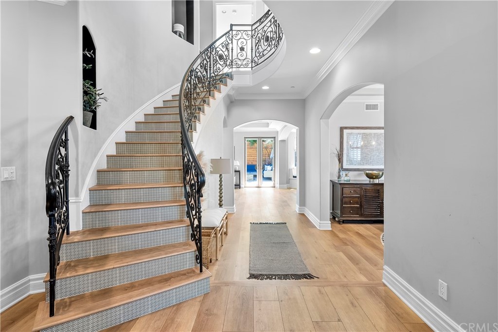 2210 Robinson Street Redondo Beach, CA 90278 - Photo 7 of 39 a view of entryway and hall with wooden floor