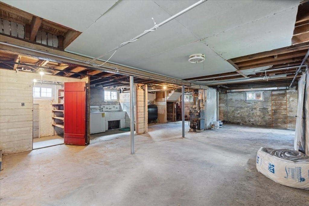 40 Riverview Street Dedham, MA 02026 - Photo 19 of 22 a view of an empty room with wooden roof