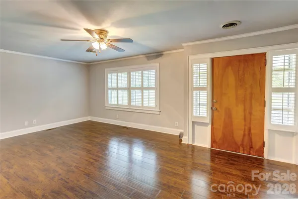 wooden floor in an empty room