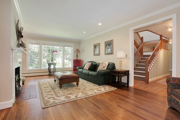 18 Pine Brook Road Wayland, MA 01778 - Photo 7 of 20 a living room with furniture window and wooden floor