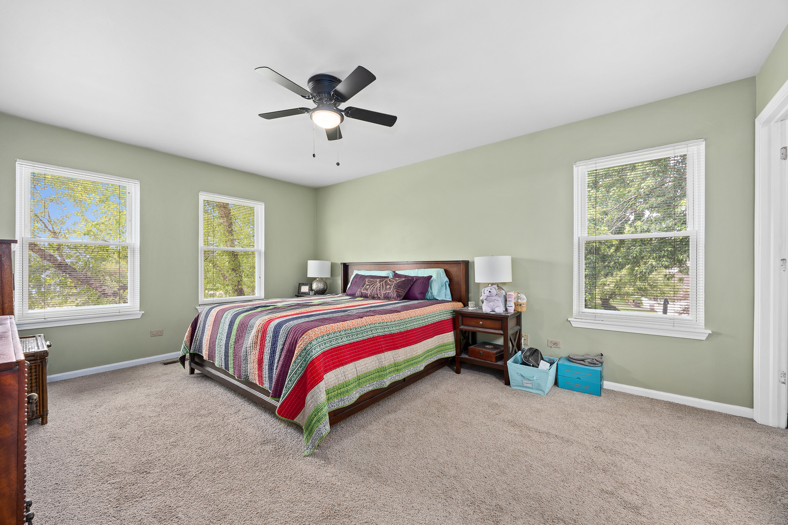 2 Buckboard Court Bolingbrook, IL 60490 - Photo 23 of 33 a spacious bedroom with a bed a dresser and a window