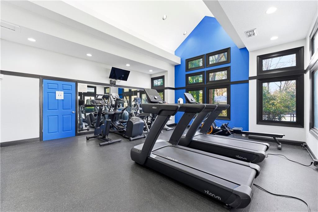 5205 Santa Fe Parkway Sandy Springs, GA 30350 - Photo 24 of 27 a view of a room with gym equipment