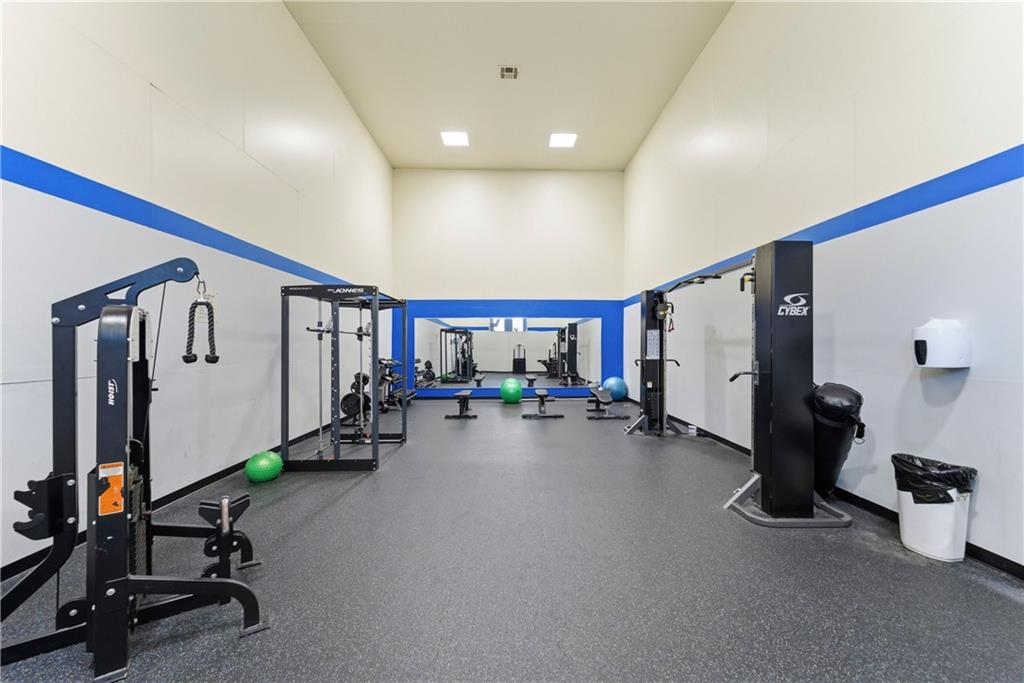 5205 Santa Fe Parkway Sandy Springs, GA 30350 - Photo 25 of 27 a view of a room with gym equipment