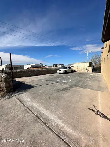 a backyard of a house