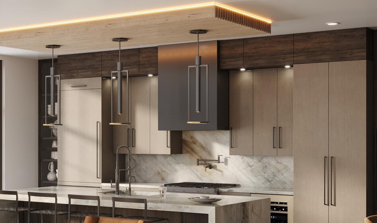 Tbd North Main Street, Unit 202 Ketchum, ID 83340 - Photo 3 of 13 Kitchen Detail Render - Mountain Shadow