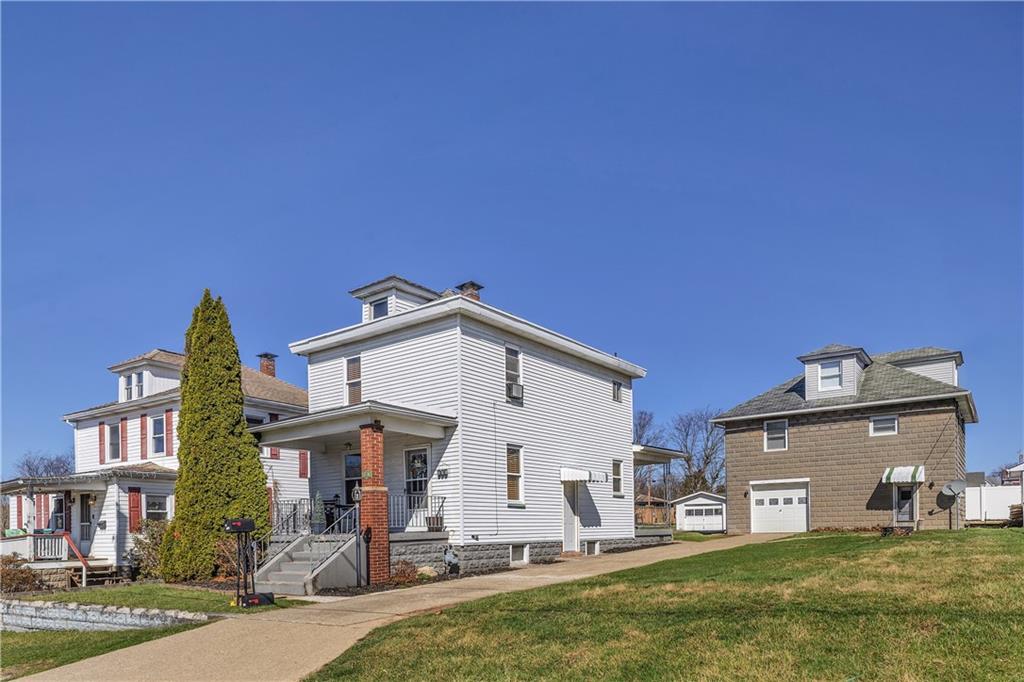 804 George Street Scottdale, PA 15683 - Photo 2 of 34 802 George is behind featuring 1 car garage, 2 bedrooms and one bath. 802 uses Driveway, 804 has parking pad behind the home along with plenty of on street parking