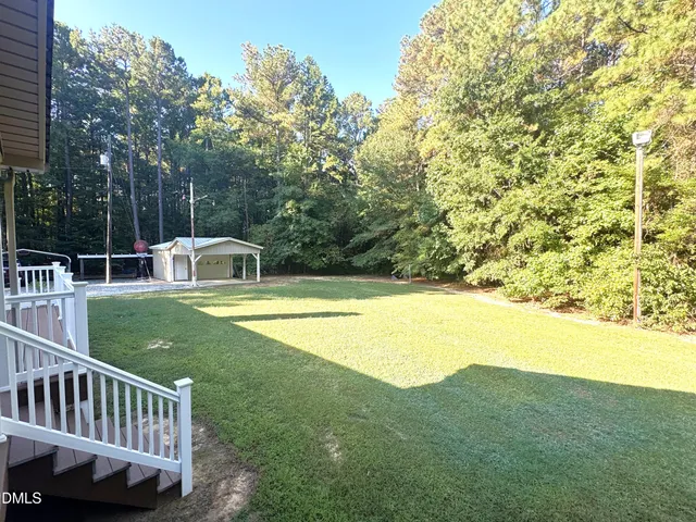 a view of a house with a deck