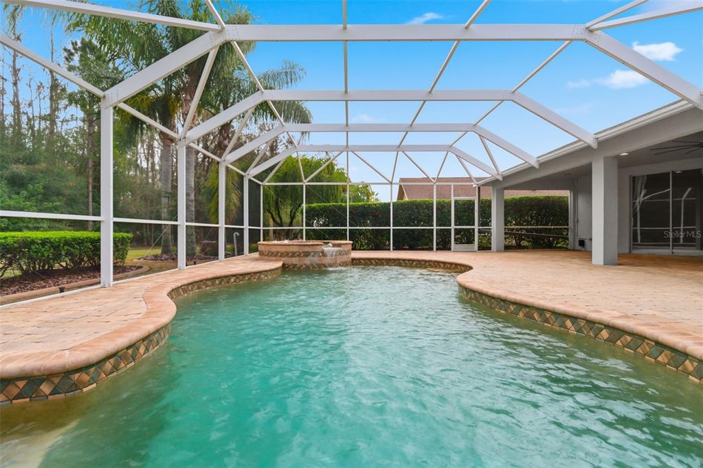 1450 Warrington Way Trinity, FL 34655 - Photo 45 of 62 a view of a backyard with wooden floor and roof