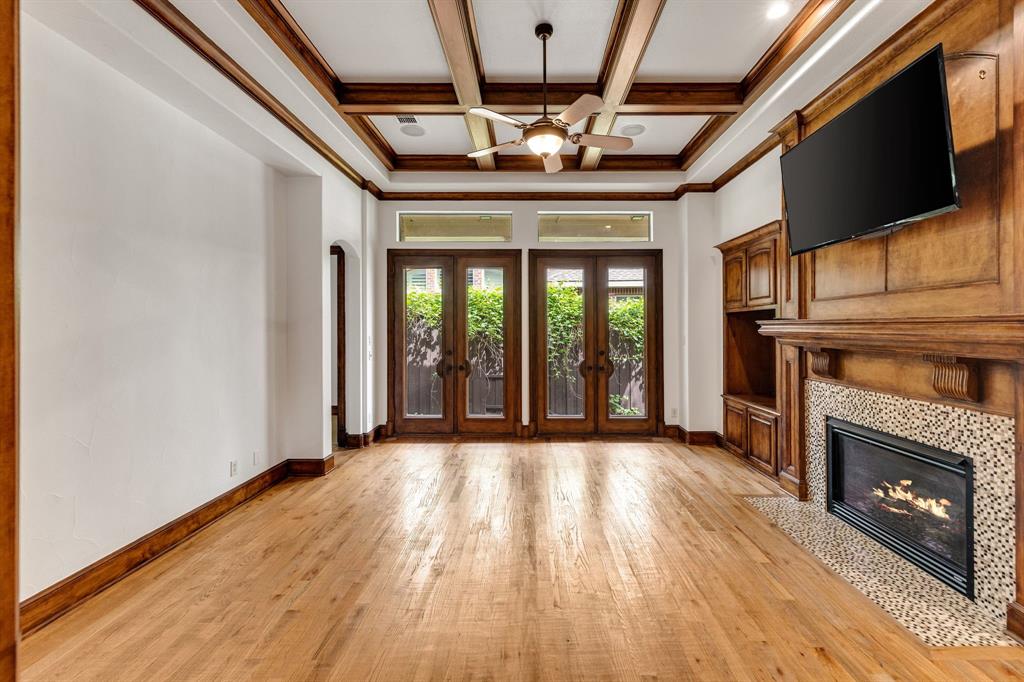 18231 Brighton Green Dallas, TX 75252 - Photo 14 of 36 a view of an empty room with glass door and balcony
