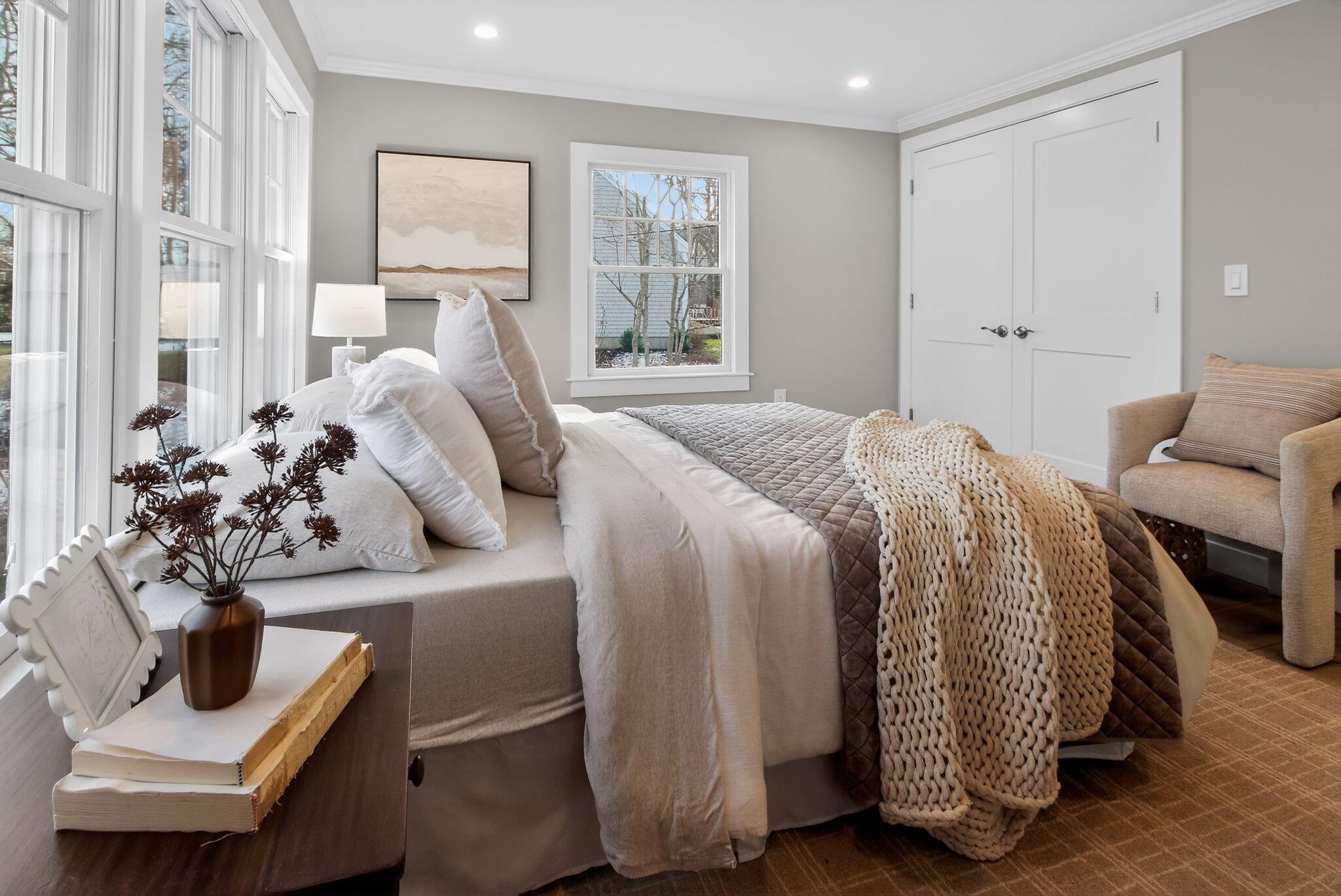 53 Eel River Road East Falmouth, MA 02536 - Photo 32 of 42 a bedroom with bed and window