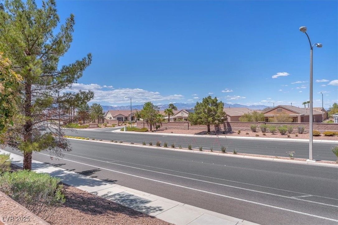 3056 Monroe Park Road Henderson, NV 89052 - Photo 27 of 28 View of street with curbs, street lights, sidewalks, and a residential view
