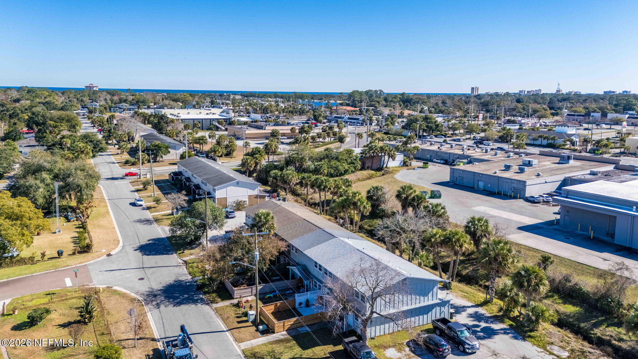 828 Cavalla Road Atlantic Beach, FL 32233 - Photo 25 of 26 Aerial View of Home and Ocean