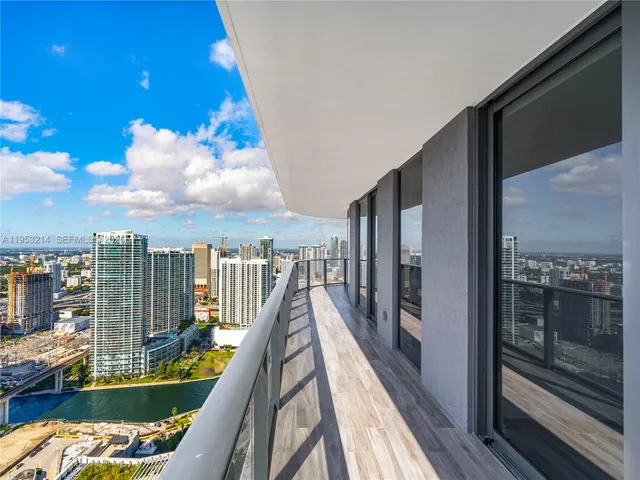 a view of balcony with couch