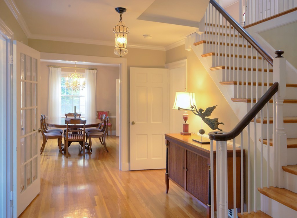 30 Rutledge Road Belmont, MA 02478 - Photo 7 of 30 a view of a dining room with furniture and wooden floor