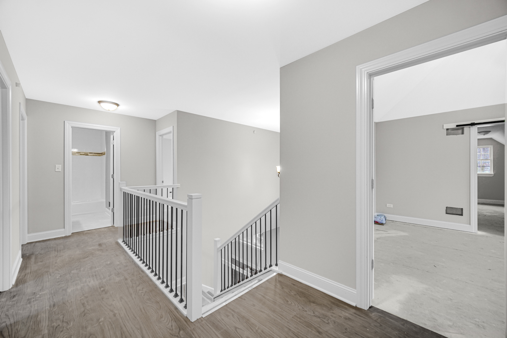 5749 West 109th Street Chicago Ridge, IL 60415 - Photo 11 of 22 a view of a hallway with wooden floor and entryway