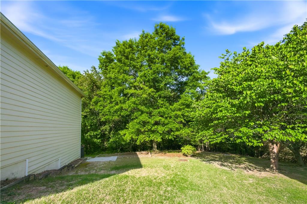 3324 Dunbar Lane Suwanee, GA 30024 - Photo 40 of 42 a backyard of a house with lots of green space