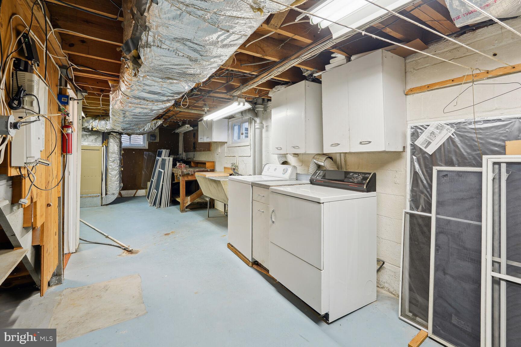 4507 Puller Drive Kensington, MD 20895 - Photo 26 of 30 Basement Laundry Area