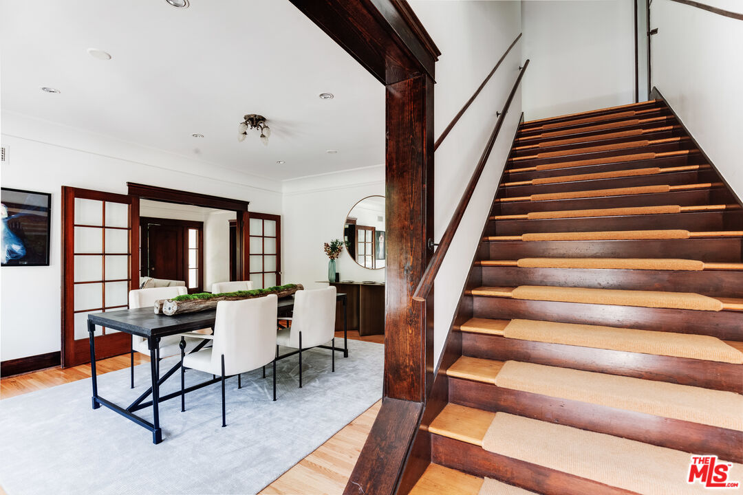5850 Foothill Drive Los Angeles, CA 90068 - Photo 16 of 33 a workspace with furniture and staircase