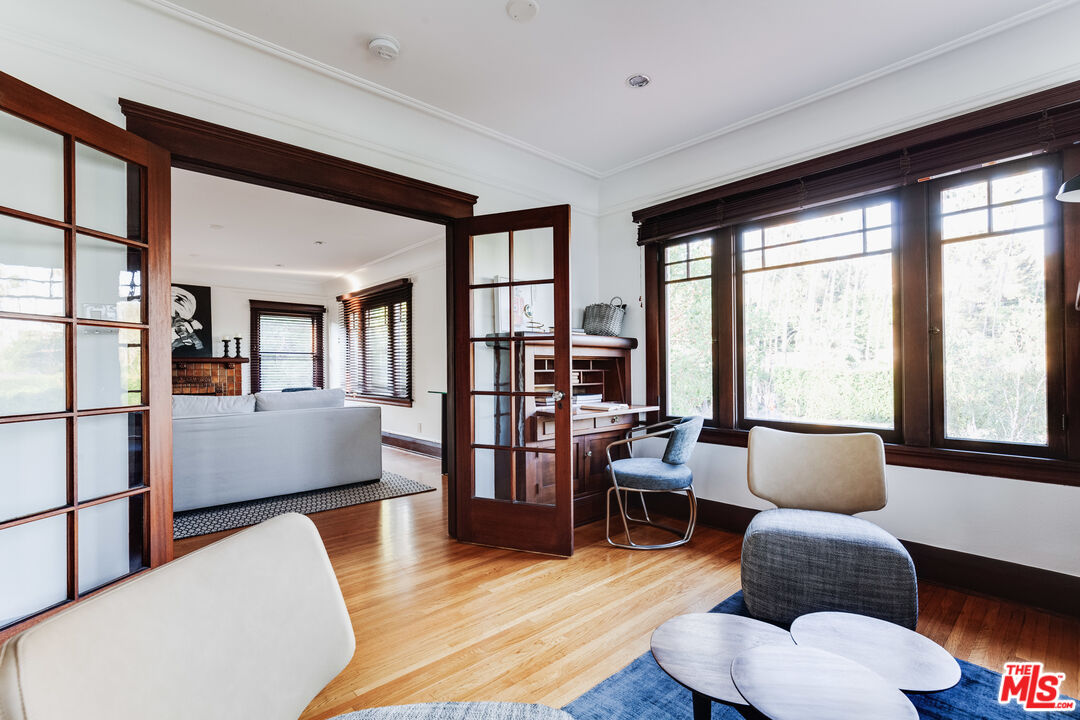 5850 Foothill Drive Los Angeles, CA 90068 - Photo 18 of 33 a living room with furniture and large windows