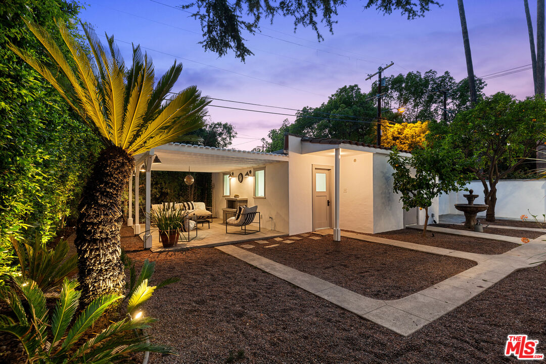 5850 Foothill Drive Los Angeles, CA 90068 - Photo 27 of 33 a view of a house with backyard porch and sitting area