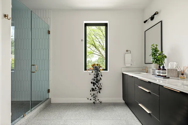 a view of a entryway of a house