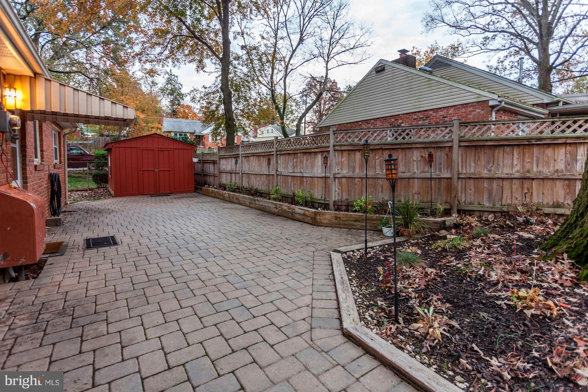 4024 Gallows Road Annandale, VA 22003 - Photo 18 of 22 Well Maintained Exterior with Shed & Patio