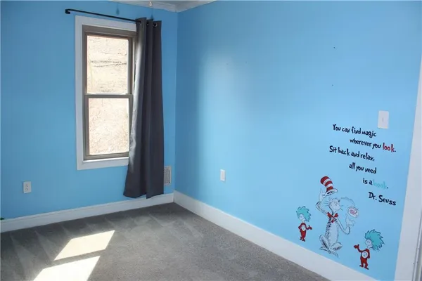 a view of a window in a room