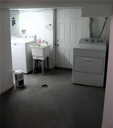a room with storage and utility