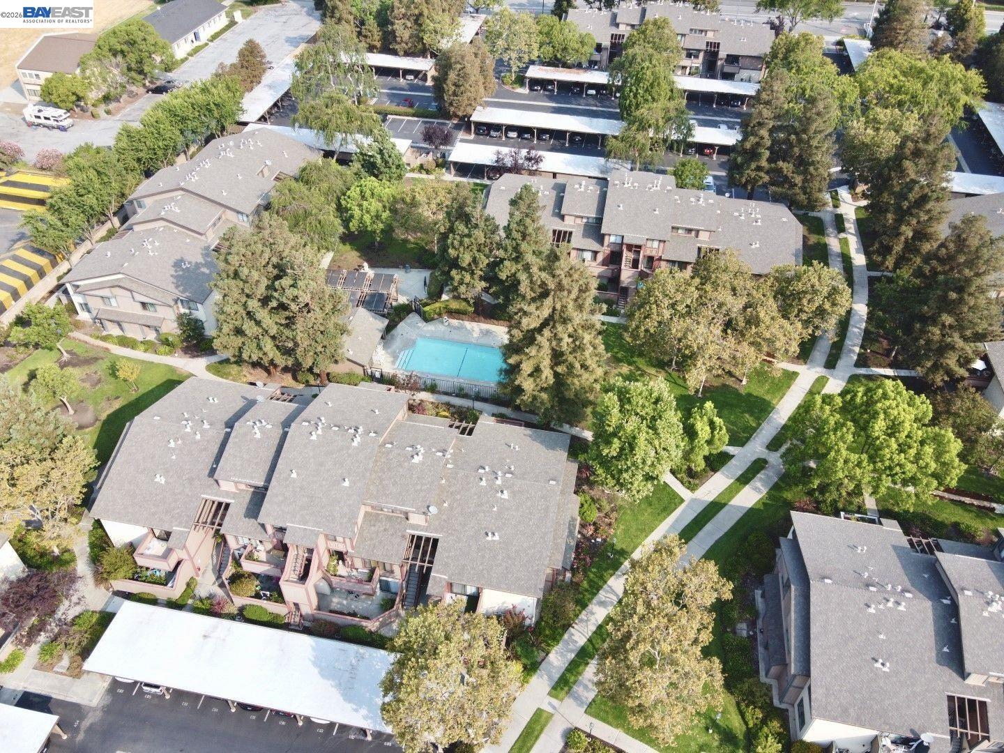 304 Hackamore Lane Fremont, CA 94539 - Photo 27 of 45 an aerial view of a house with a yard and lake view