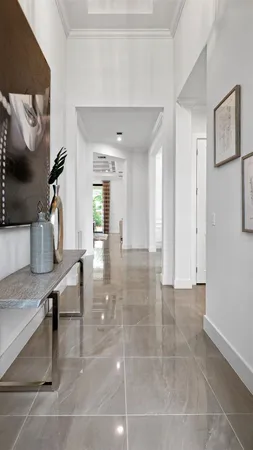 a view of entryway and hall