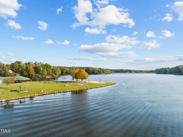 a view of an ocean and beach