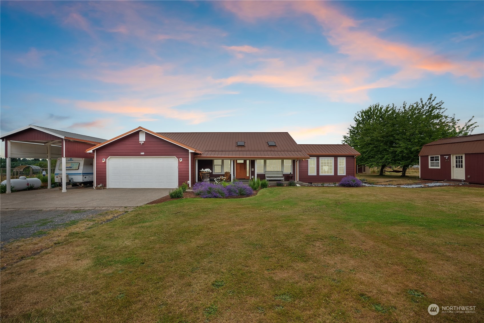 169 Conradi Road Winlock, WA 98596 - Photo 37 of 38 a front view of a house with garden