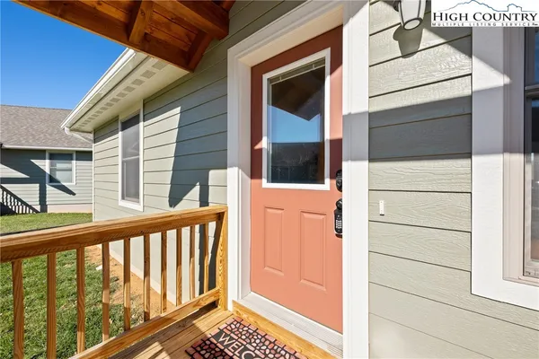 a view of a balcony with a sink